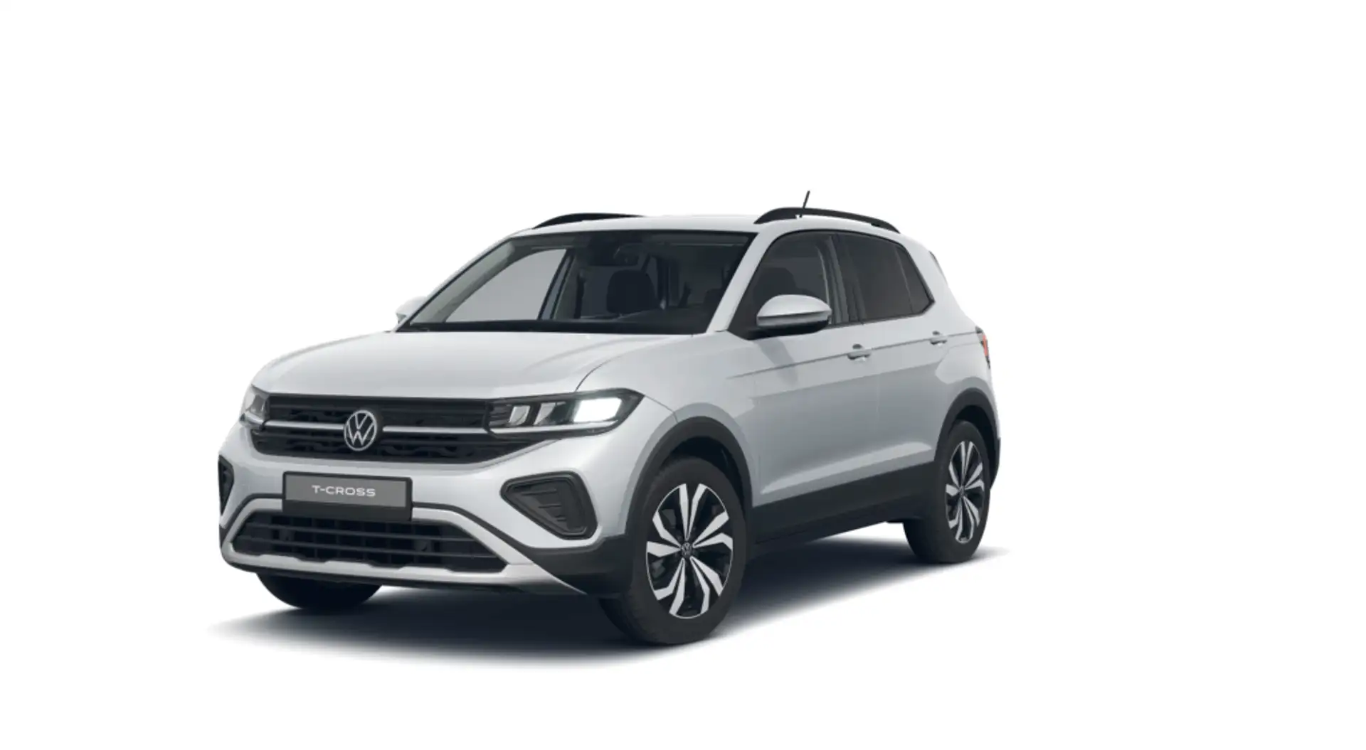 Volkswagen T-Cross 1.0 TSI Más Aut. 85kW Silber - 1