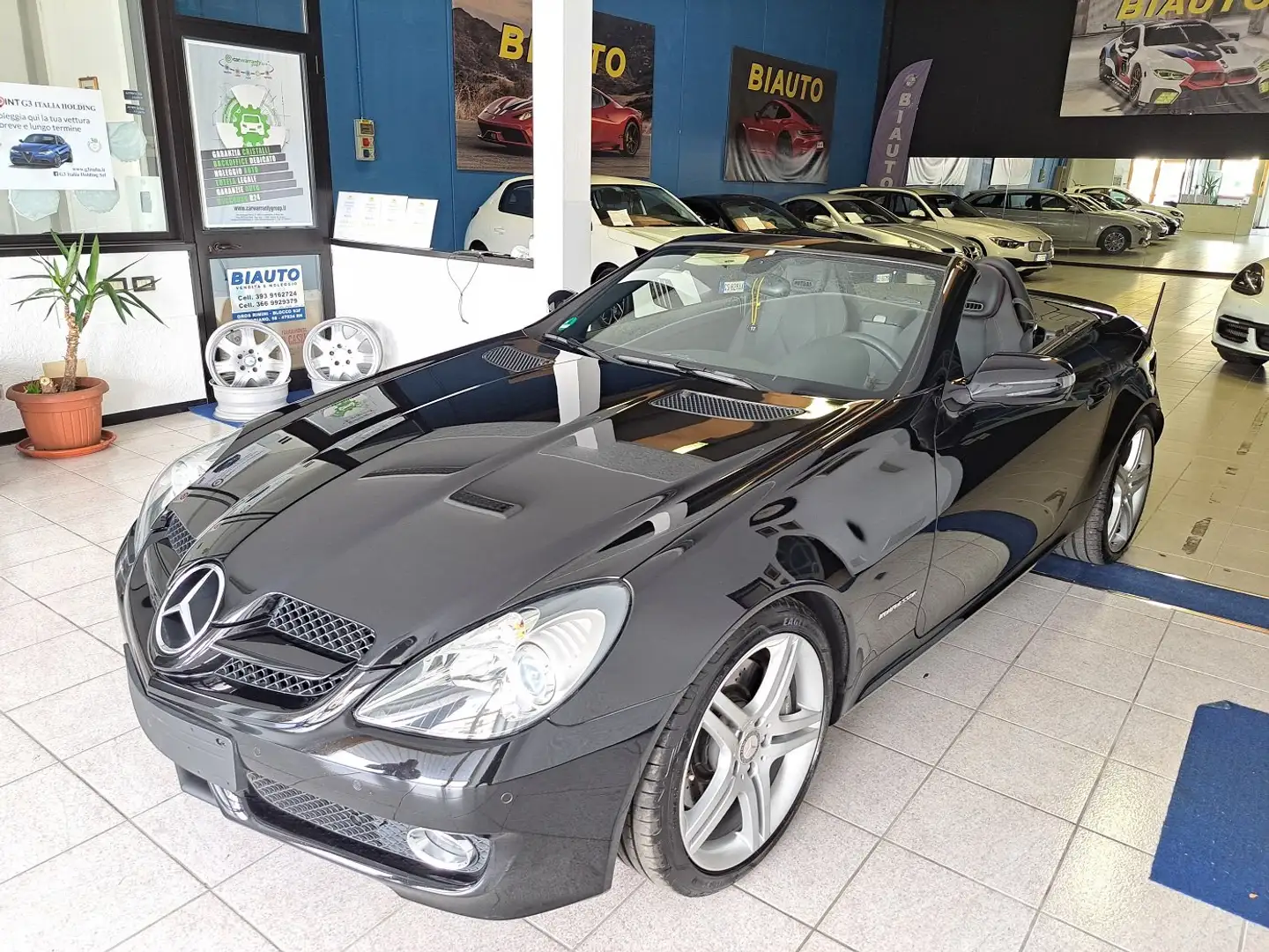 Mercedes-Benz SLK 200 SLK 200 k Sport 184cv *NAVI*PDC*18" Nero - 1