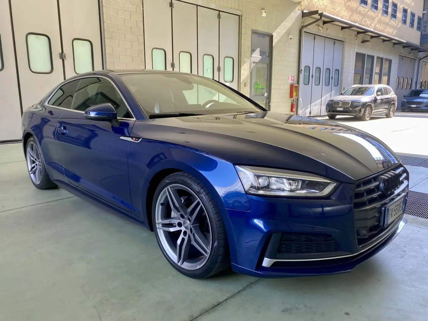 Audi A5 Coupe 2.0 tdi S line edition 190cv multitronic Blau - 1