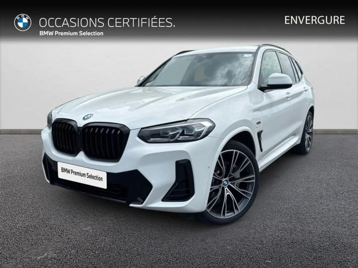 BMW X3 xDrive30e 292ch M Sport Blanc - 1