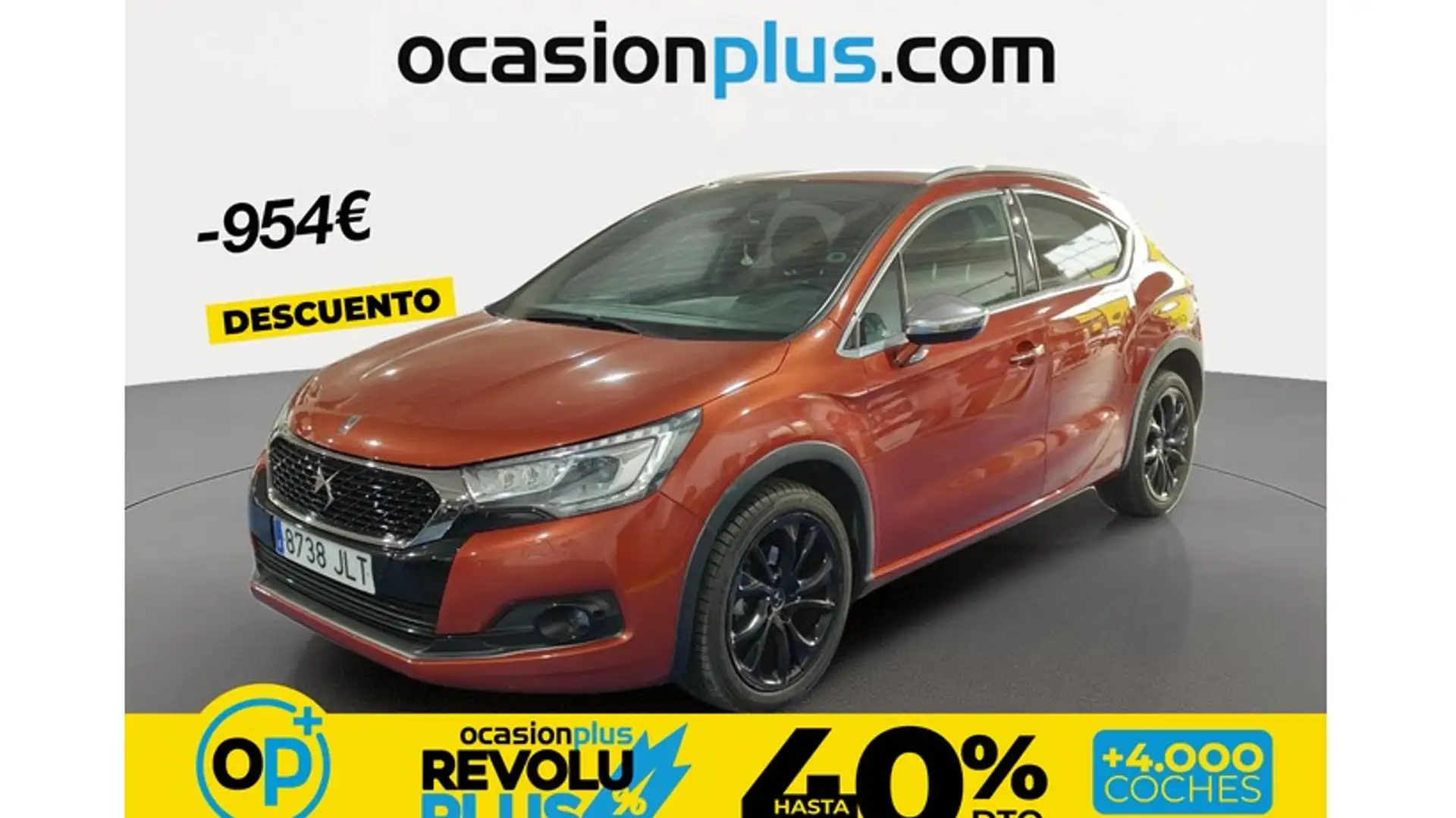 DS Automobiles DS 4 Crossback 1.6BlueHDi S&S Style EAT6 Naranja - 1