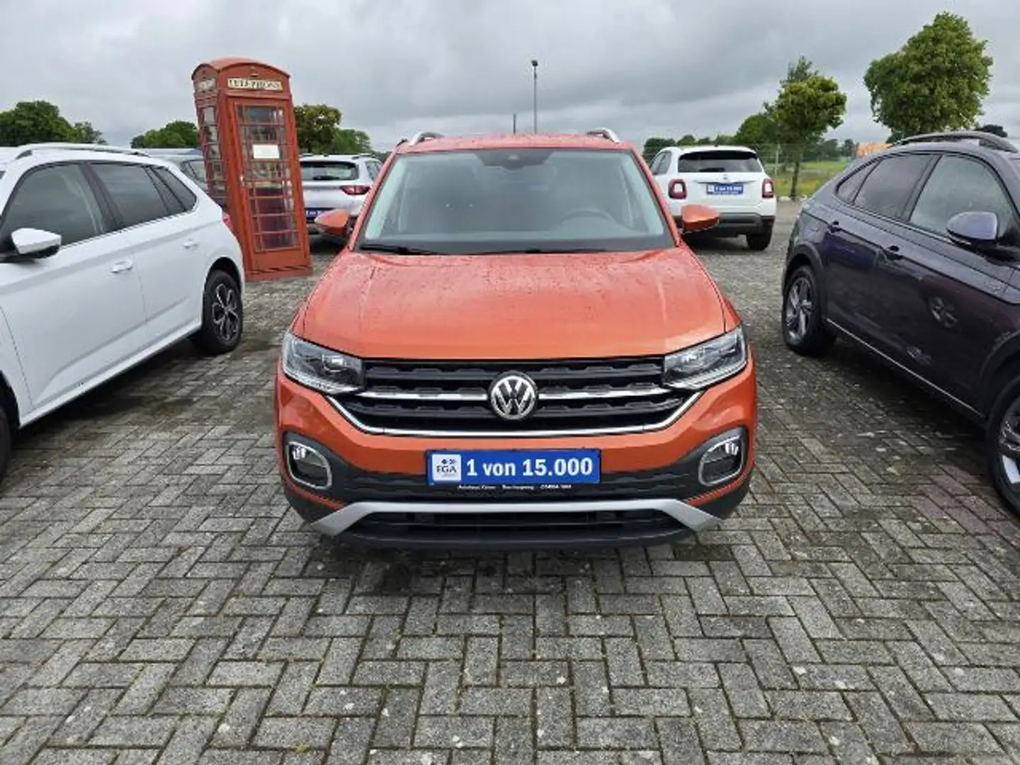 Volkswagen T-Cross 1.0 TSI Style #AHK #NAVI #SHZ #LED #KLIMA #Allwett Orange - 2