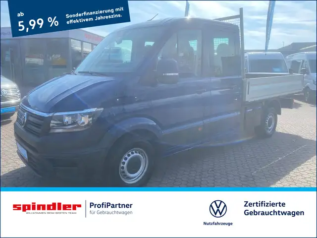 Volkswagen Crafter 35 Pritsche 2.0 TDI DOKA MR / AHK, Klima