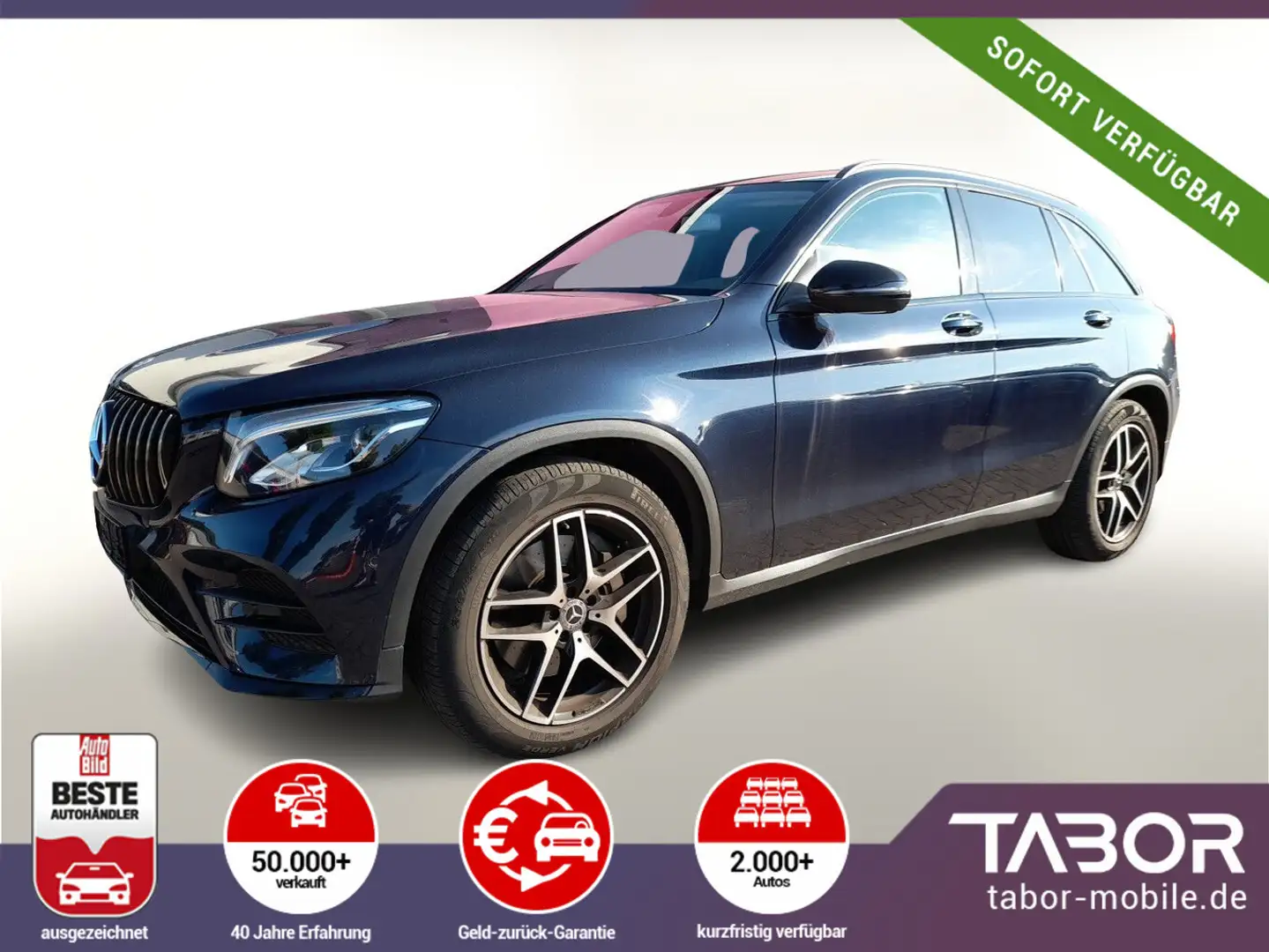 Mercedes-Benz GLC 250 250 4Matic AMG Line ParkP AHK LED NightP Nav Blau - 1