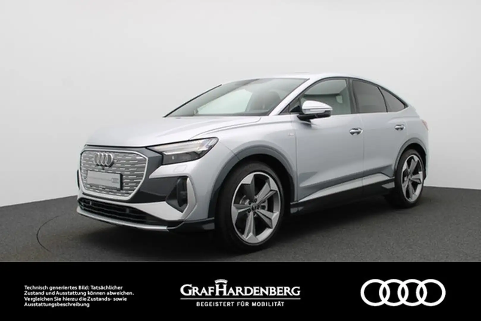 Audi 50 e-tron quattro S line LED Navi Silber - 1