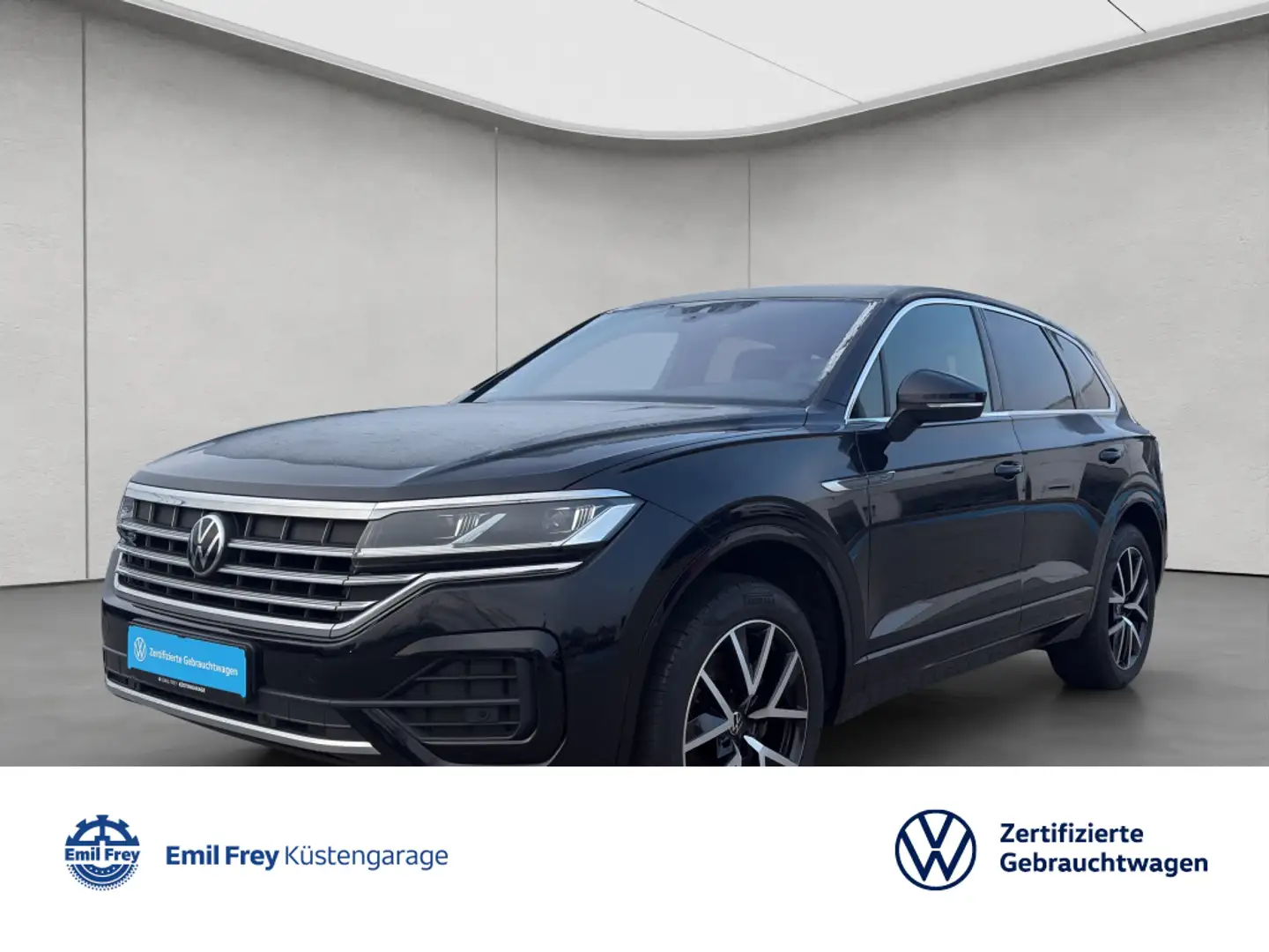 Volkswagen Touareg R-Line 3.0l TDI V6 4Motion ACC AHK NAVI LE Schwarz - 1