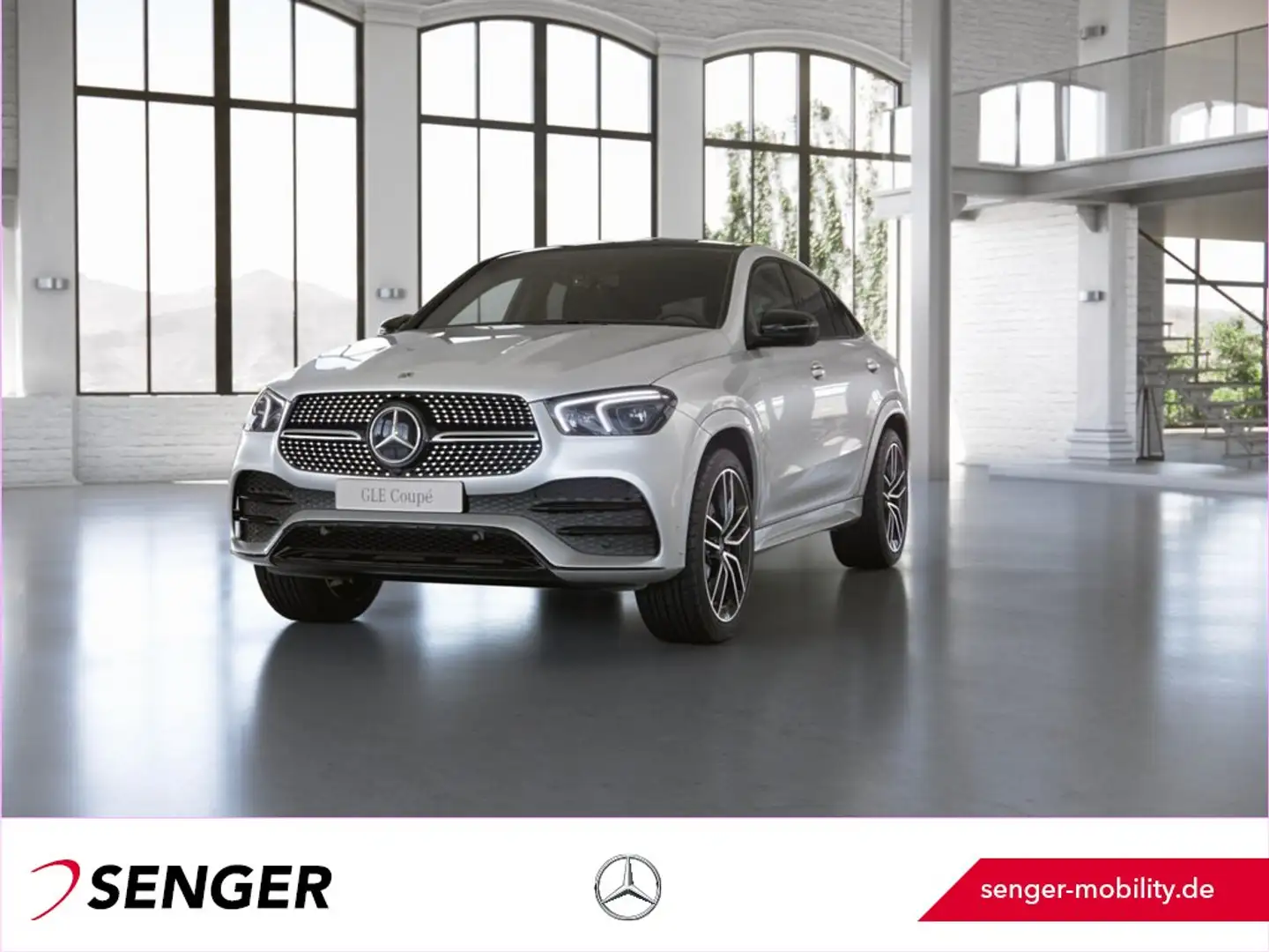 Mercedes-Benz GLE 400 d 4M Coupe AMG Airmatic Panorama AHK Weiß - 1