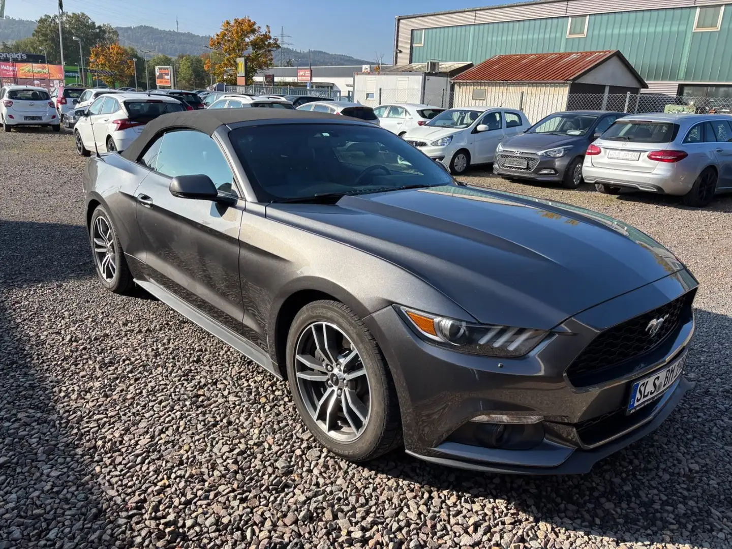 Ford Mustang Cabrio Grau - 2