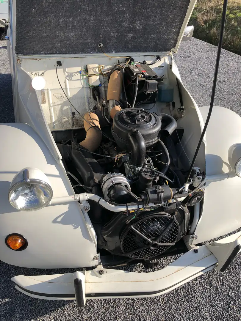 Citroen 2CV PERRIER 1er MAIN de LIÈGE ~ RARE !!! Wit - 2