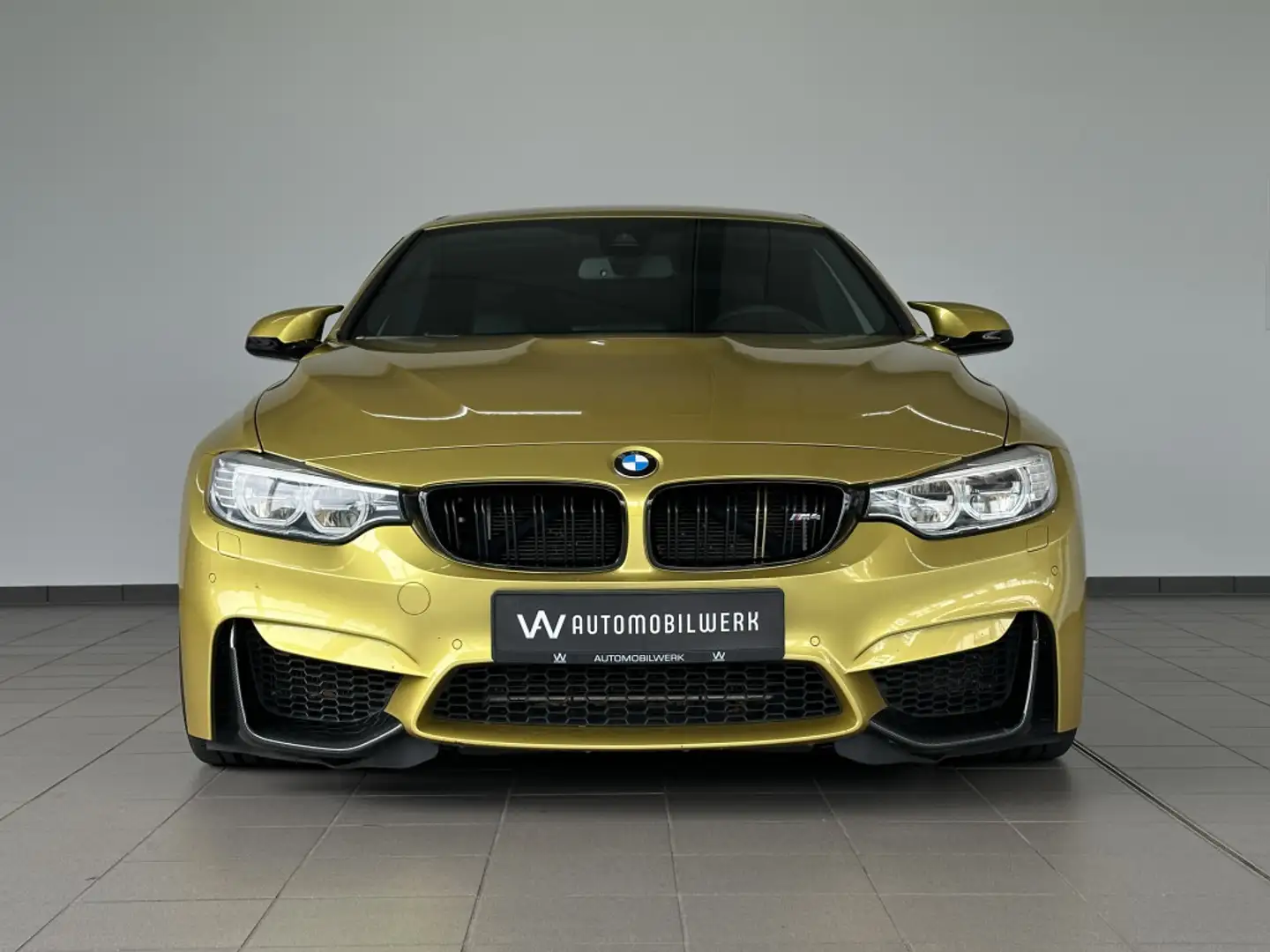 BMW M4 Cabrio |H&K|MEMO|PDC|LED|HUD|Deutsch-Fahrzeug Jaune - 2