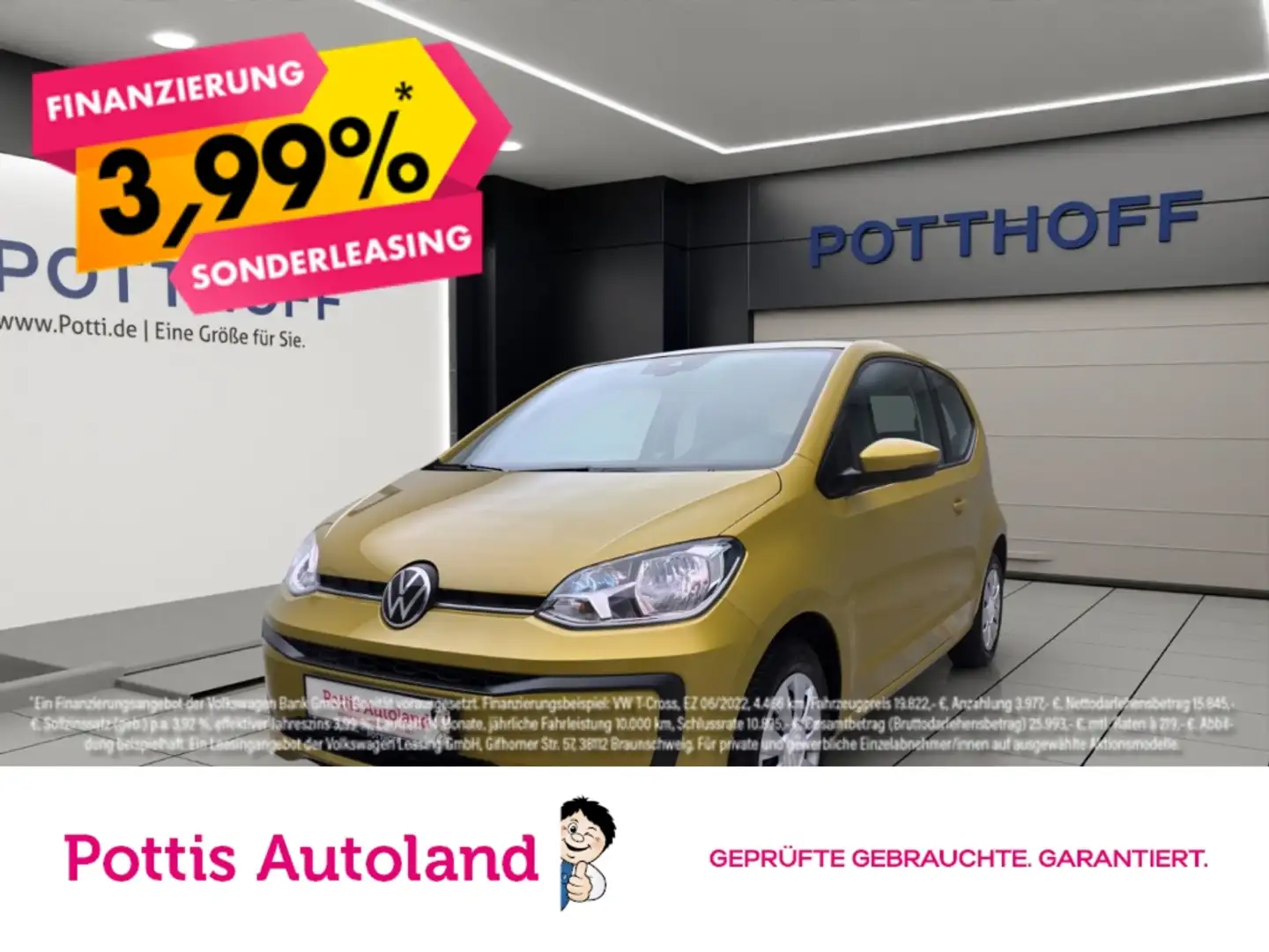 Volkswagen up! 1.0 MPI MOVE UP! MAPS&MORE DAB+ KLIMA Amarillo - 1