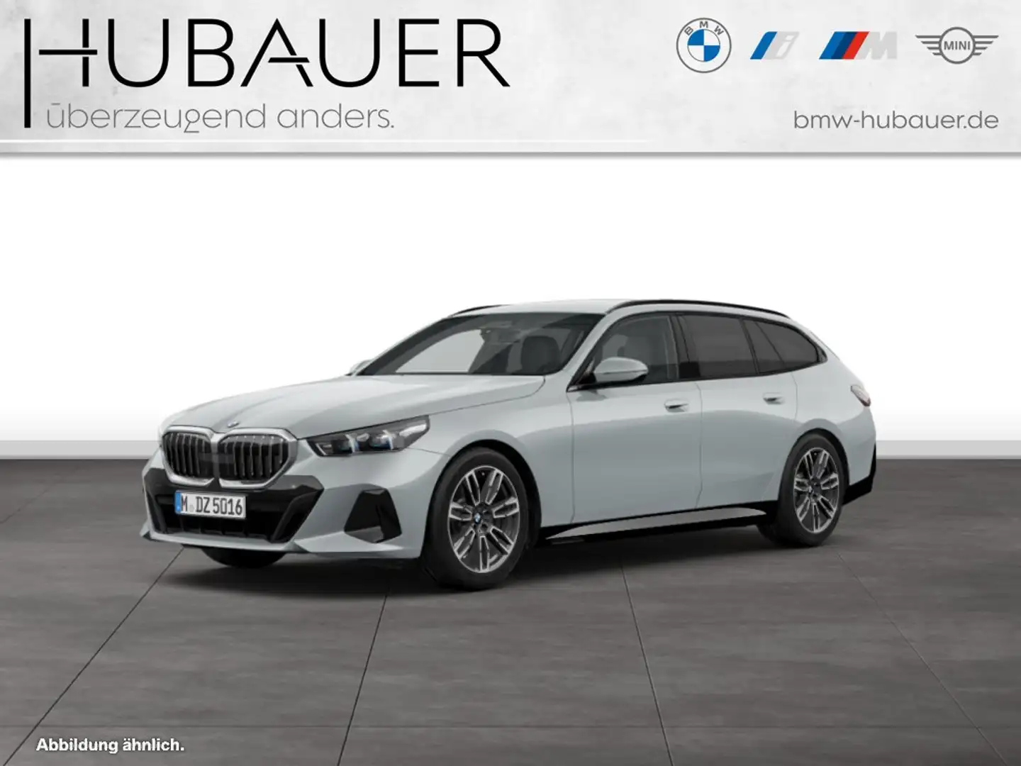 BMW 520 d Touring [M Sport, AHK, ACC, RFK, h&k Sound] Grau - 1