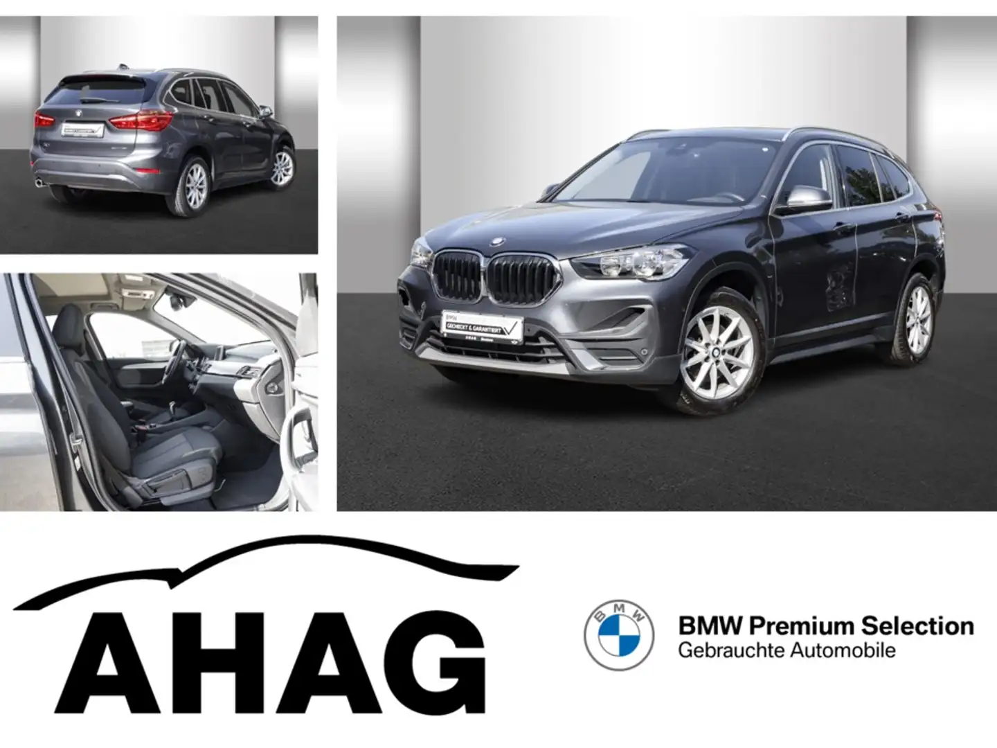 BMW X1 sDrive18i Advantage Panorama Klimaaut. PDC Grigio - 1
