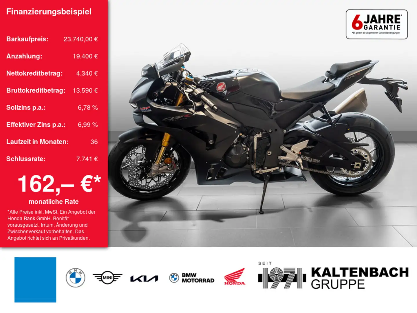 Honda CBR 1000 RR-R Fireblade SP AKRAPOVIC LED Noir - 1