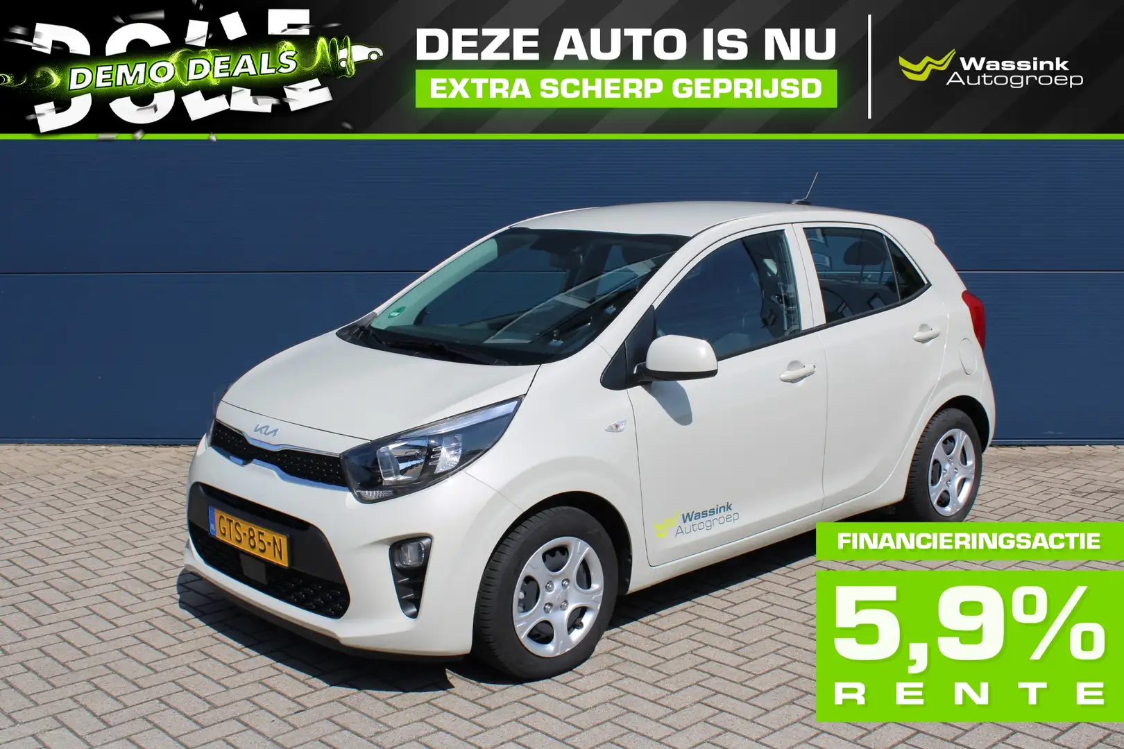Kia Picanto DEMO DEAL 1.0 DPi 67pk 4-zits ComfortLine | Airco Beige - 1