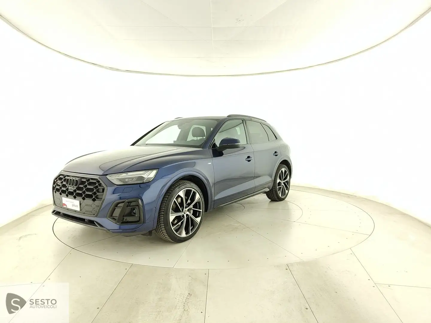 Audi Q5 II 2020 50 2.0 tfsi e S line Plus quattro s-tronic Blu/Azzurro - 1