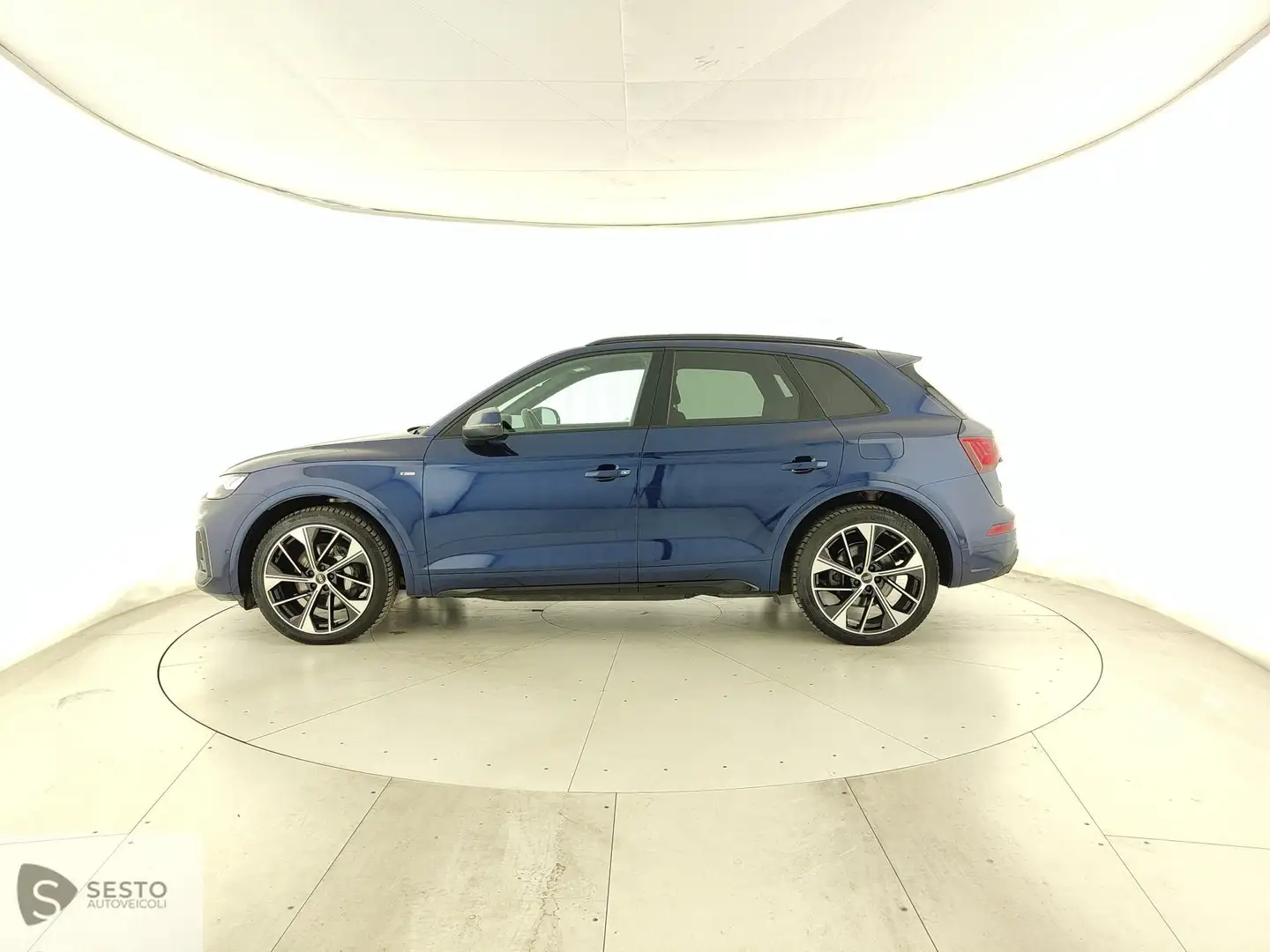 Audi Q5 II 2020 50 2.0 tfsi e S line Plus quattro s-tronic Blu/Azzurro - 2