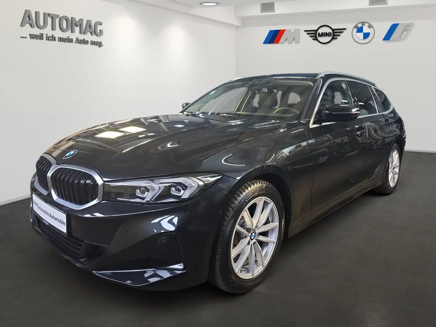 BMW 318 d Touring*Parkassist*Live Cockpit Plus*LED*Alarm*S Schwarz - 1
