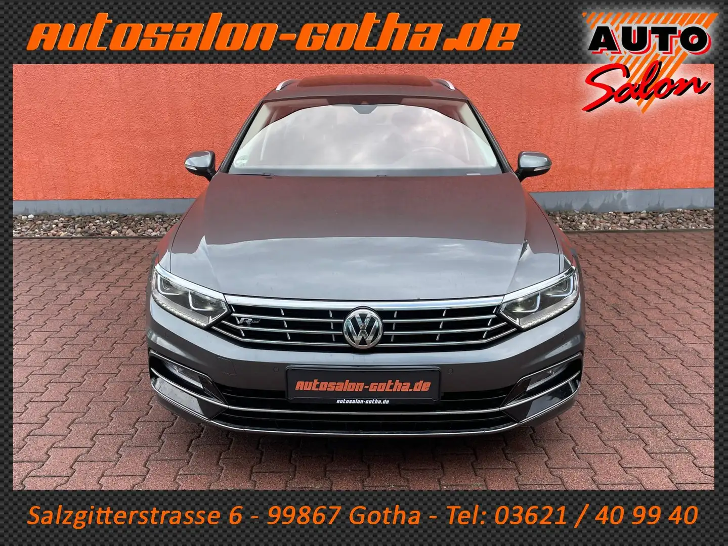 Volkswagen Passat Variant Passat Var Highline R-Line DSG 4Motion ACC+LEDER Grau - 2
