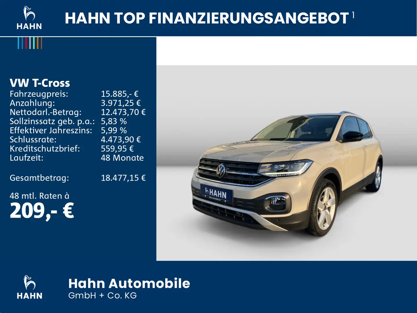 Volkswagen T-Cross 1.0TSI Style Climatr PDC Sitzh CarPlay Grau - 2