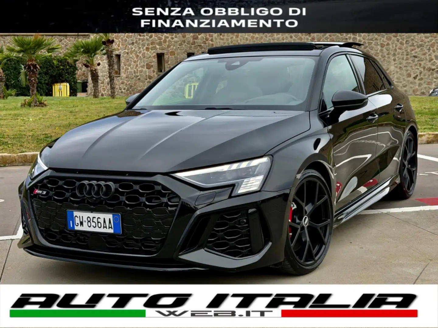 Audi RS 3 400CV+TETTO+HEADUP+PELLE TOT+MATRIX+GARANZIA2027 Noir - 1