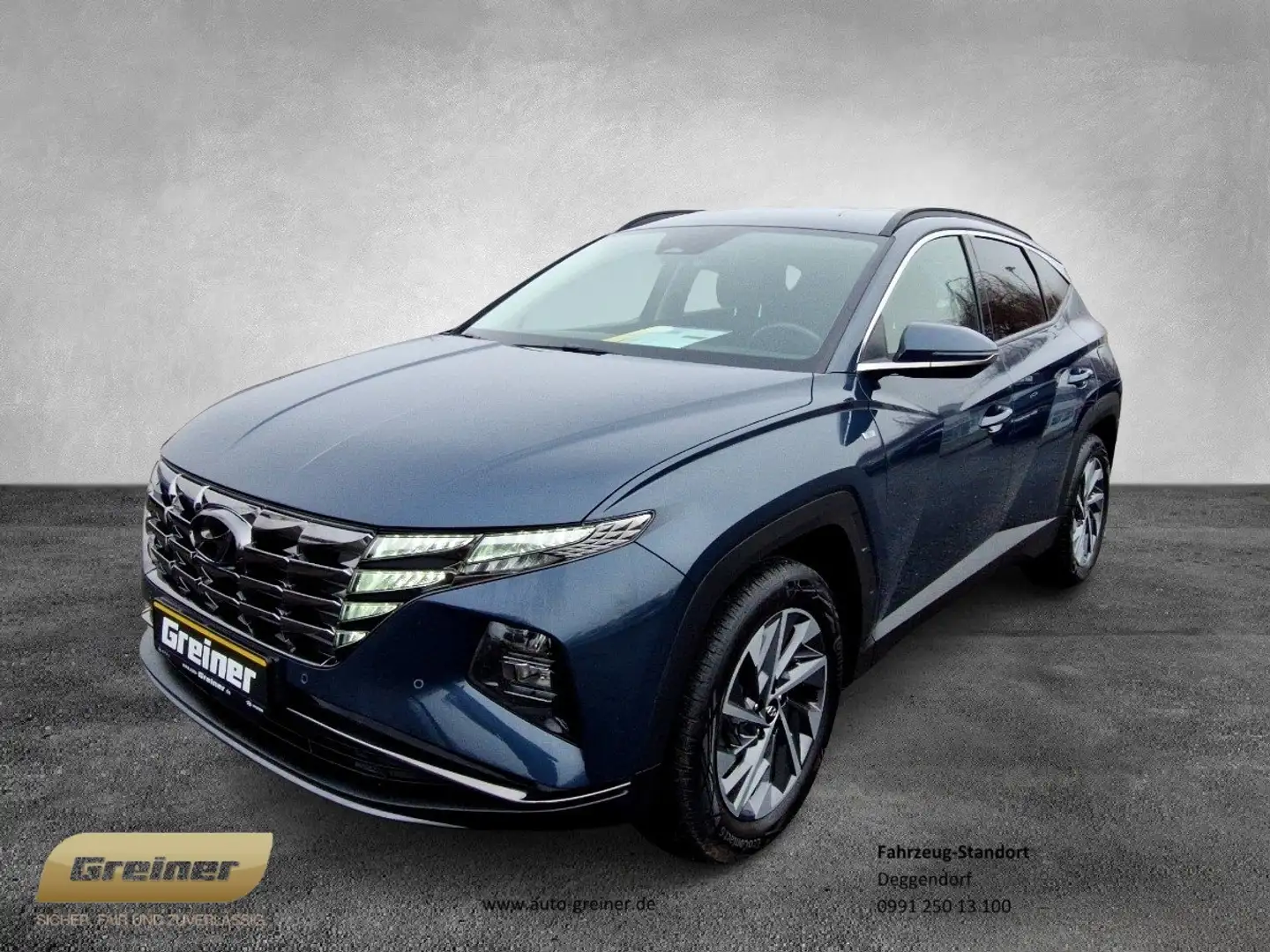 Hyundai TUCSON 1.6 T-GDI +48V Trend DCT EL.HECKKLAPPE Blau - 1