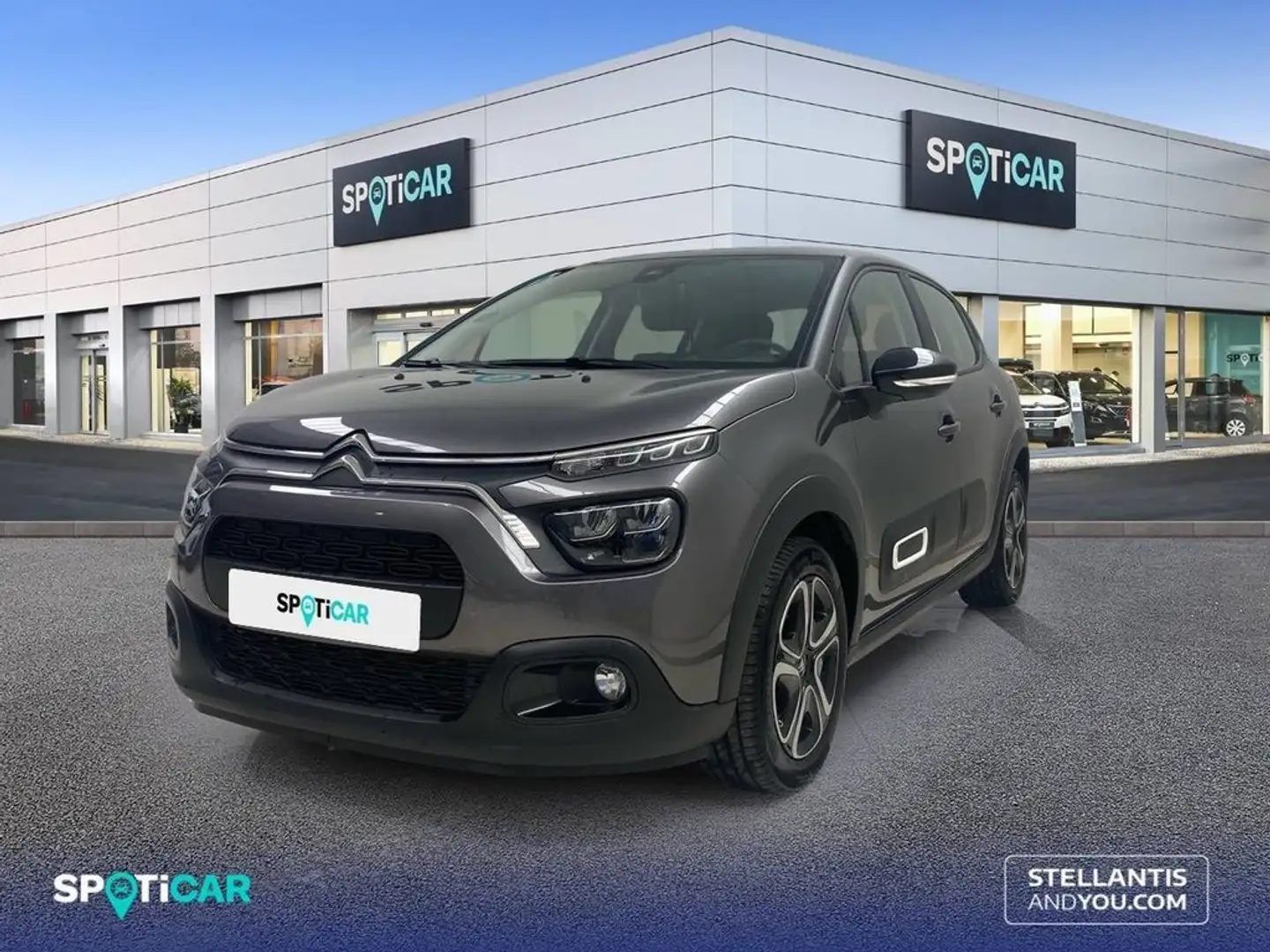 Citroen C3 BlueHDi 75KW (100CV) Plus Gris - 1
