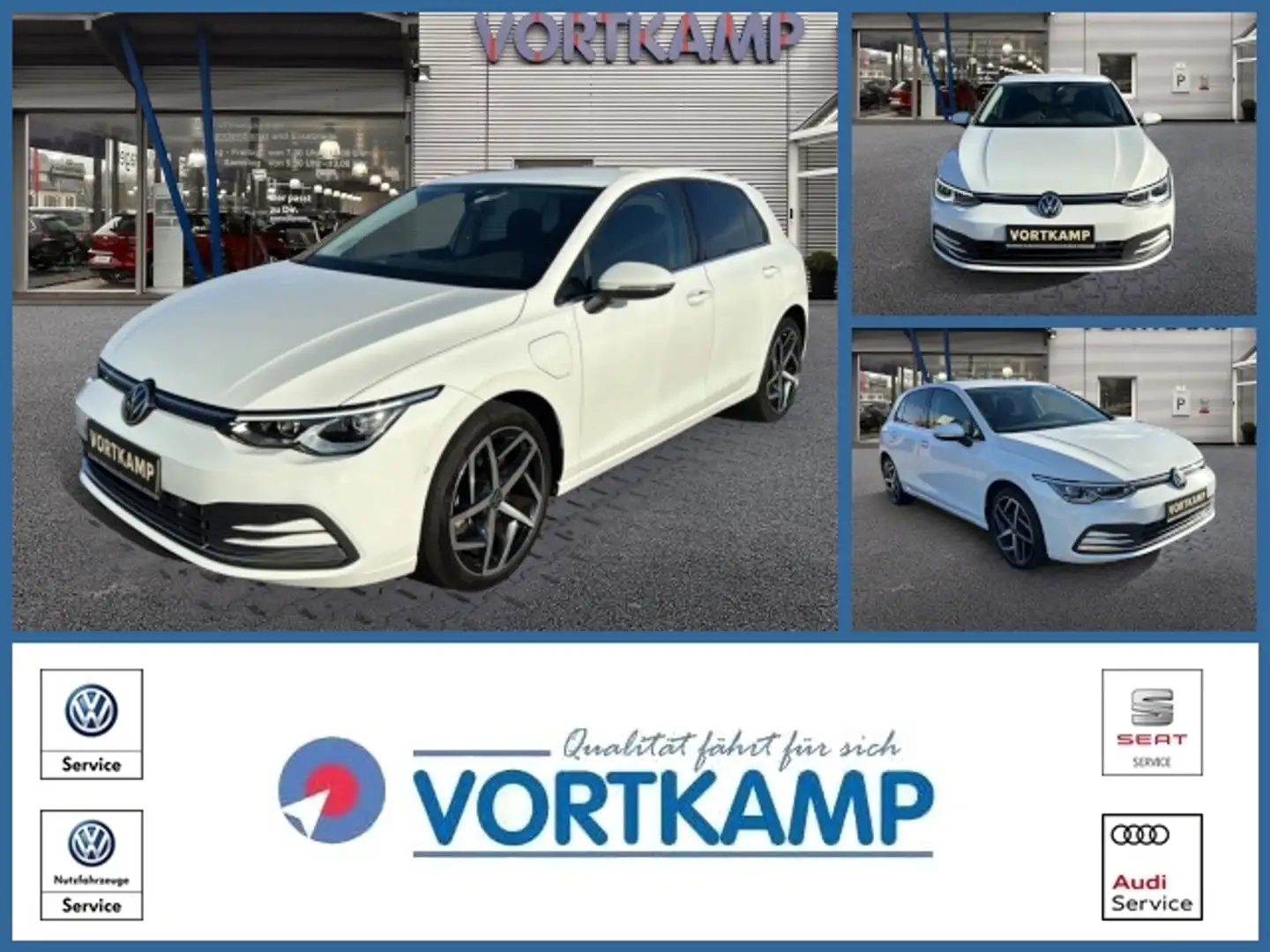 Volkswagen Golf VIII Style eHybrid AHK/ACC/TravelAssist Weiß - 1