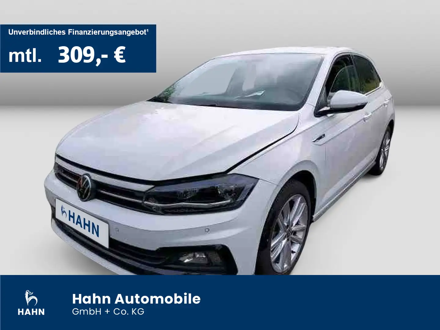 Volkswagen Polo 1.0 TSI Highline R-Line Ext. LED PDC Sitzhe Blanc - 1