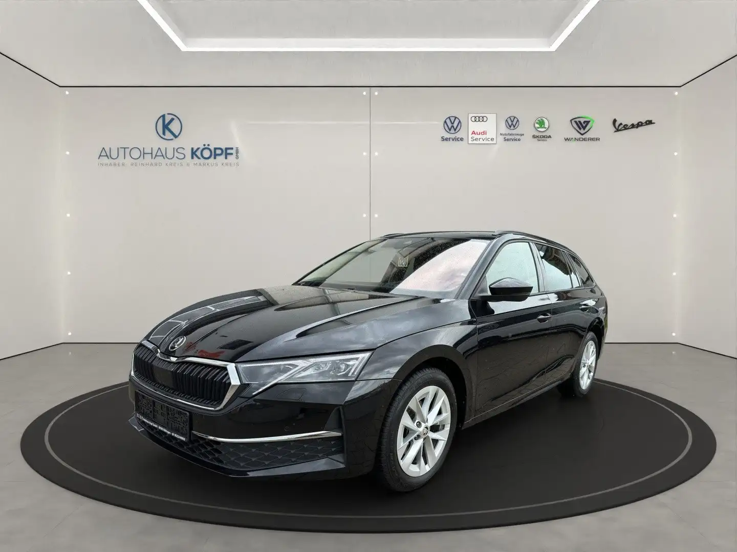 Skoda Octavia 1.5 TSI DSG Combi mHEV/HeadUp/Leder Schwarz - 1