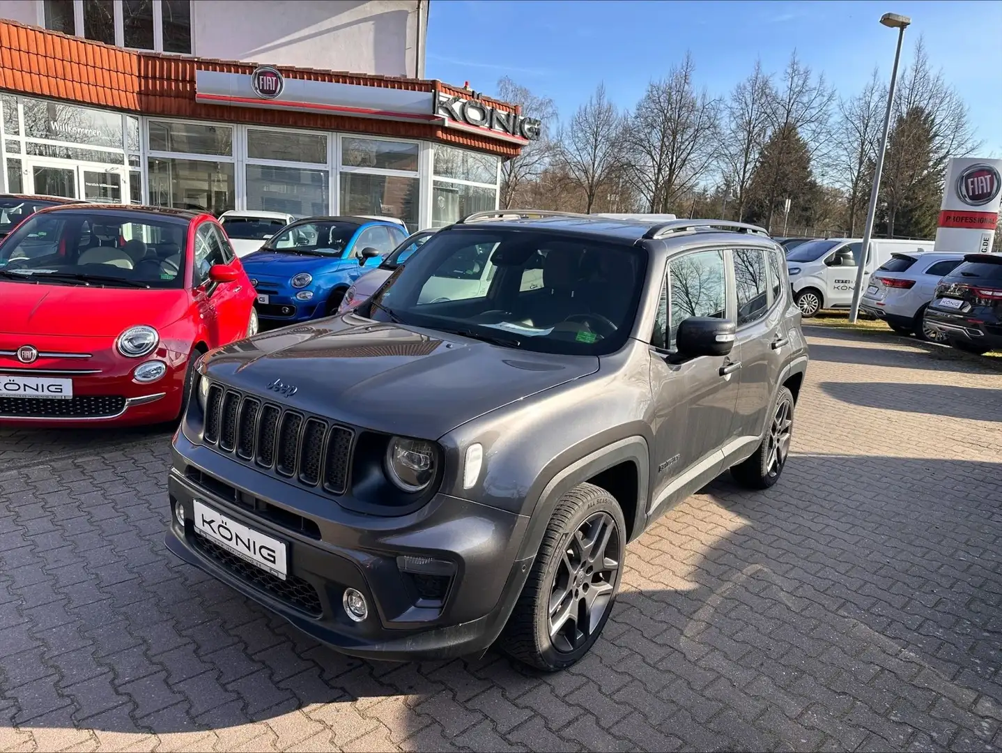 Jeep Renegade 1.3 PHEV S 240PS 4x4 KLIMA*CARPLAY*ACC Grau - 1