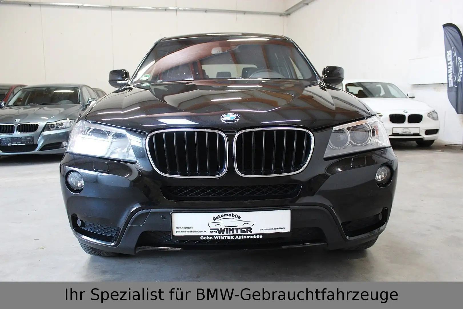 BMW X3 xDrive 20 d Lenkradhz.*TÜV Neu*Scheckheft Negro - 2