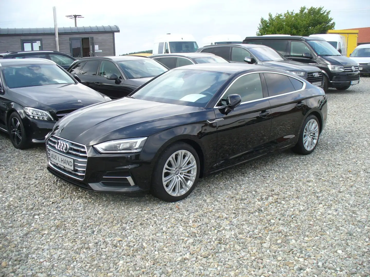 Audi A5 Sportback 40 TDI S tronic sport,1.Hand,inkl.AHK !! Zwart - 1