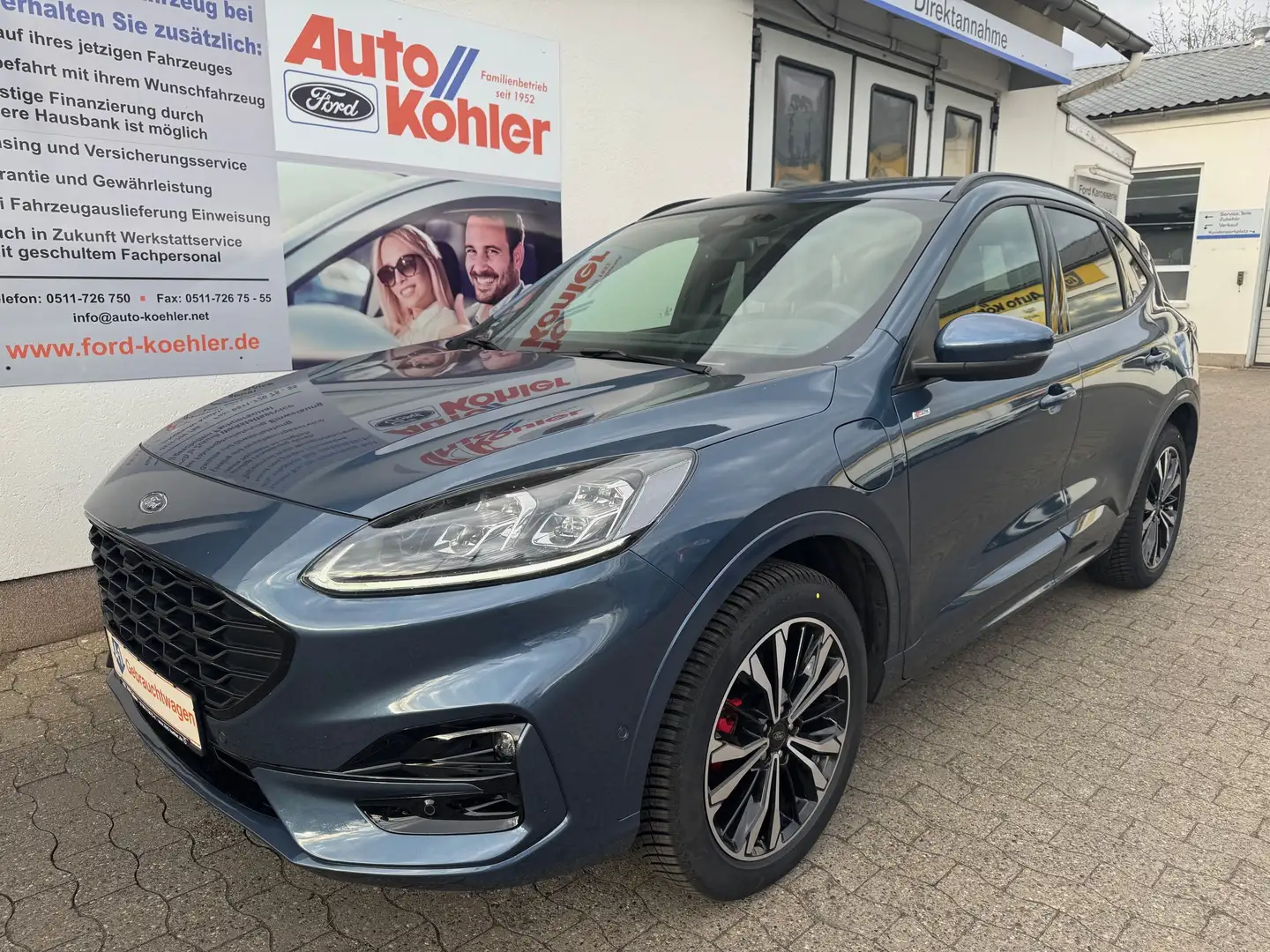 Ford Kuga ST-Line X Plug-in-Hybrid (AHK, 8 neue Reifen) Blau - 1