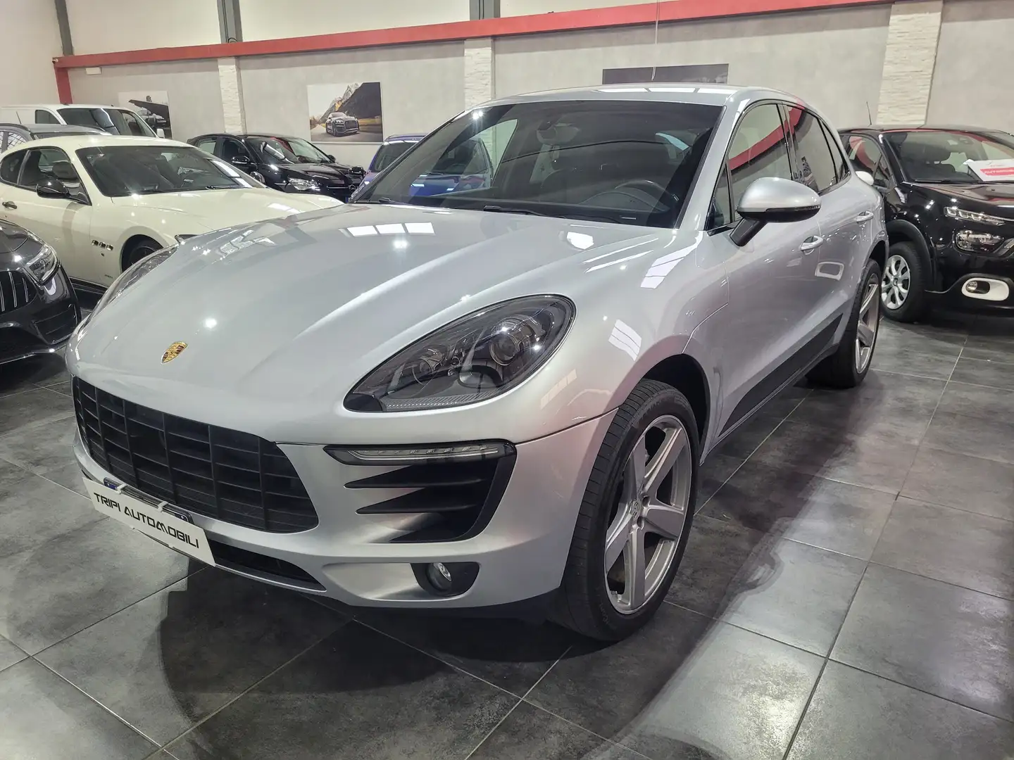 Porsche Macan 3.0 diesel Silber - 1