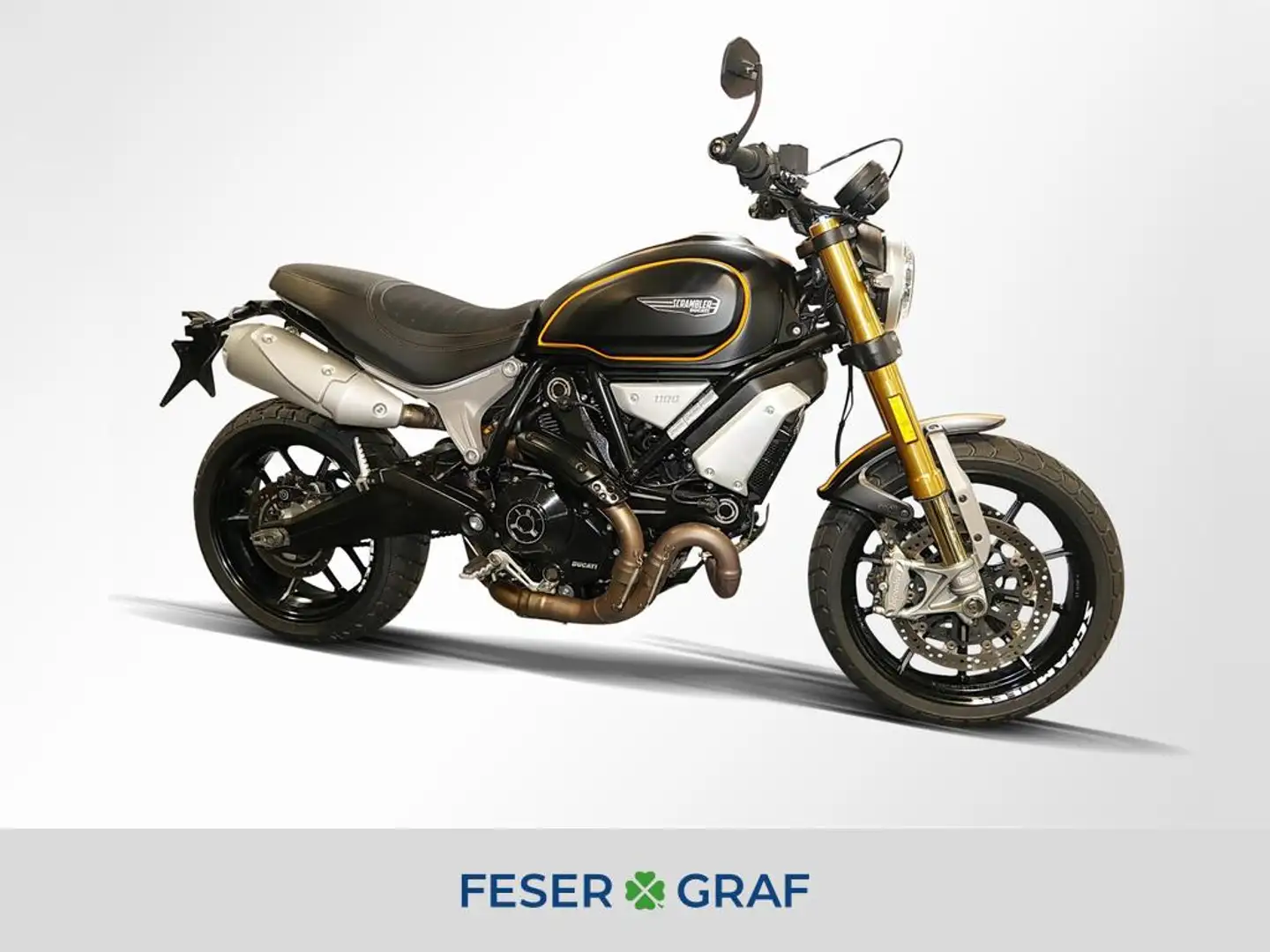 Ducati Scrambler 1100 Sport, Desmo Service frisch Noir - 1