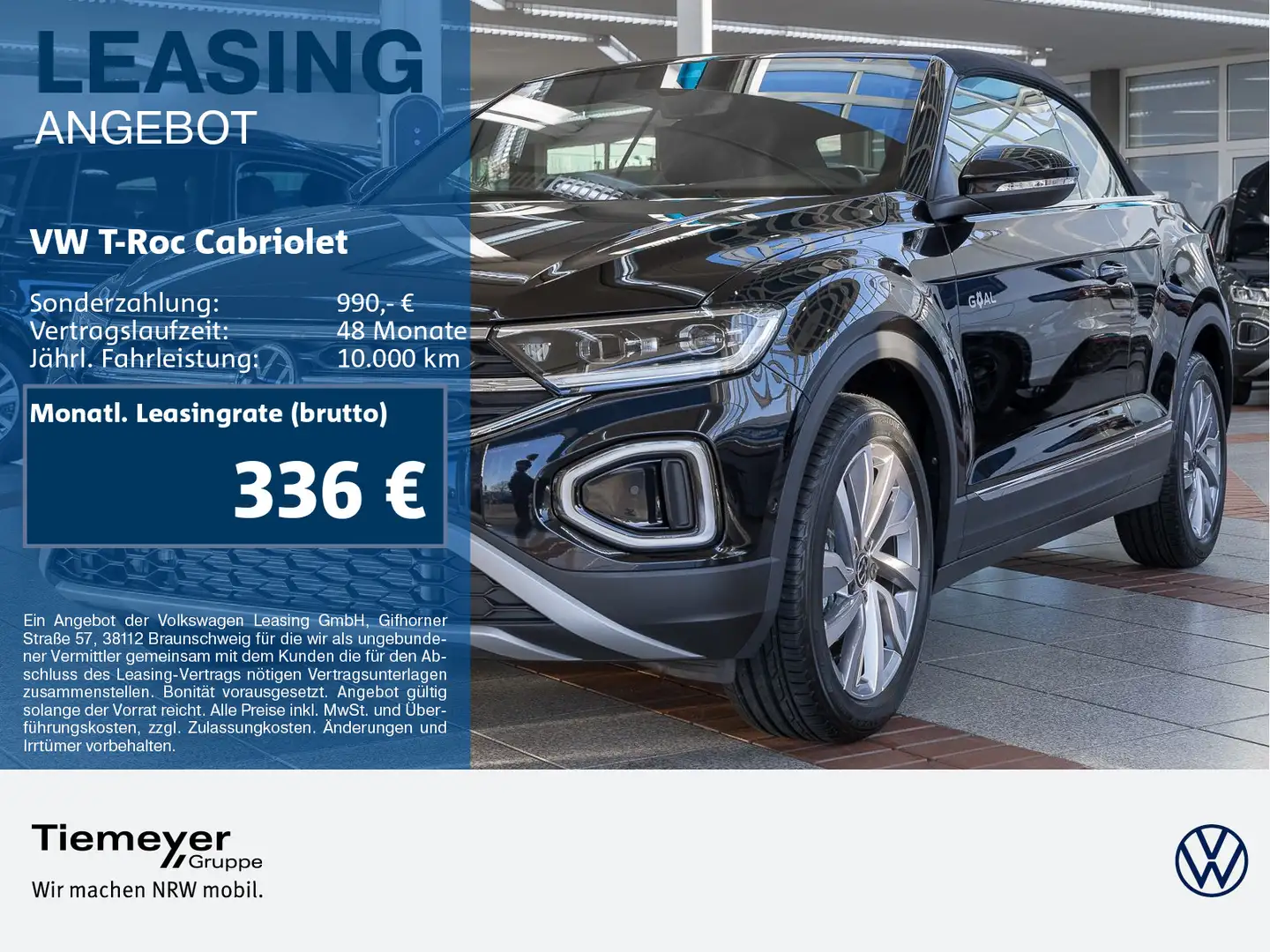 Volkswagen T-Roc 1.5 TSI DSG GOAL Style LED NAVI Schwarz - 1