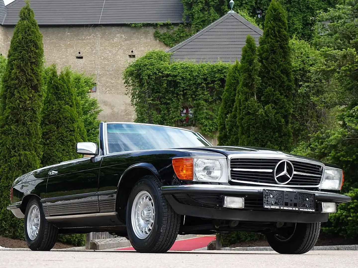 Mercedes-Benz SL 380 Cabrio Typisiert Traumzustand Schwarz - 1