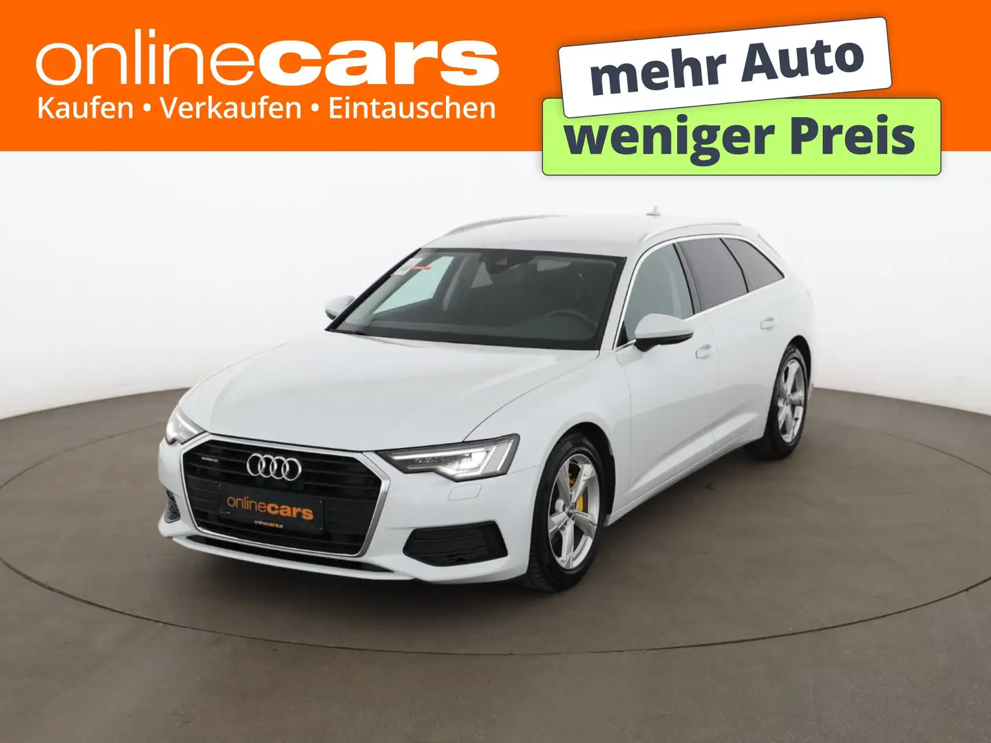 Audi A6 Avant 40 TDI quattro Aut MATRIX AHK NAVI R-CAM Weiß - 1
