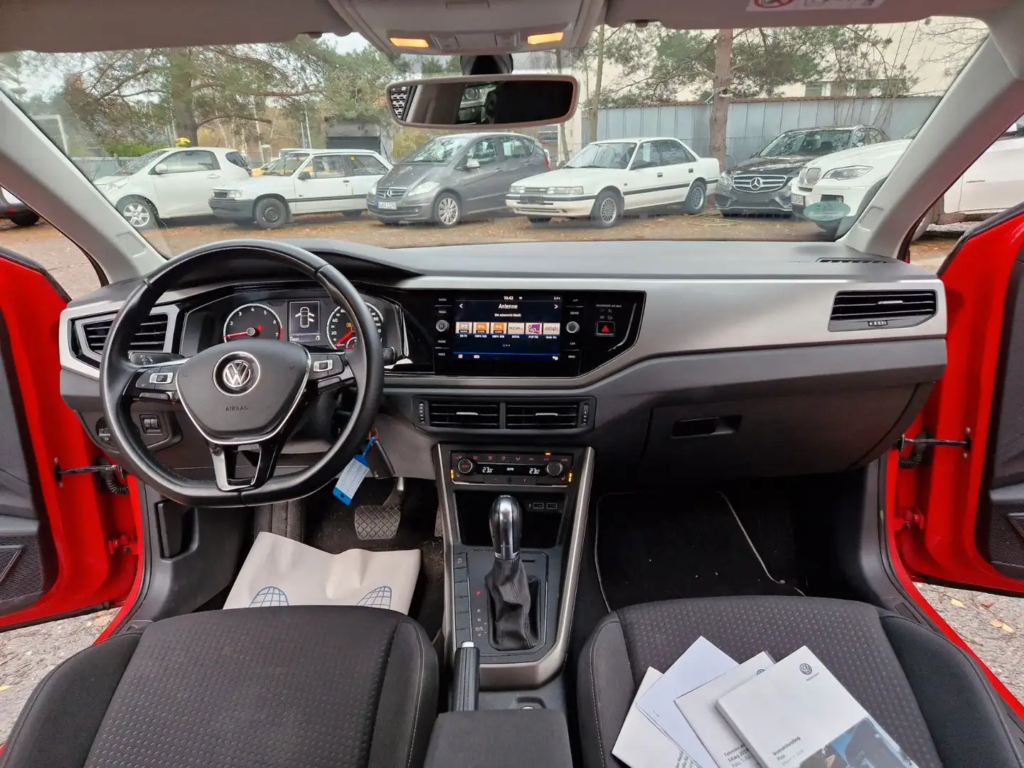 Volkswagen Polo POLO 1.0TSi COMFORTLiNE 1.HD AUTOM.KLiMA EURO6 Rouge - 2