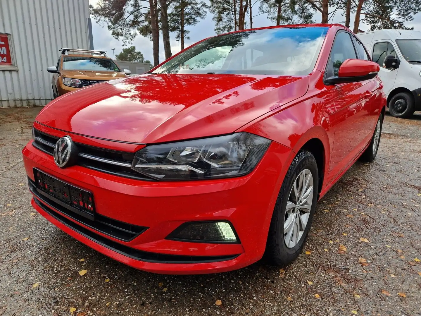 Volkswagen Polo POLO 1.0TSi COMFORTLiNE 1.HD AUTOM.KLiMA EURO6 Rouge - 1