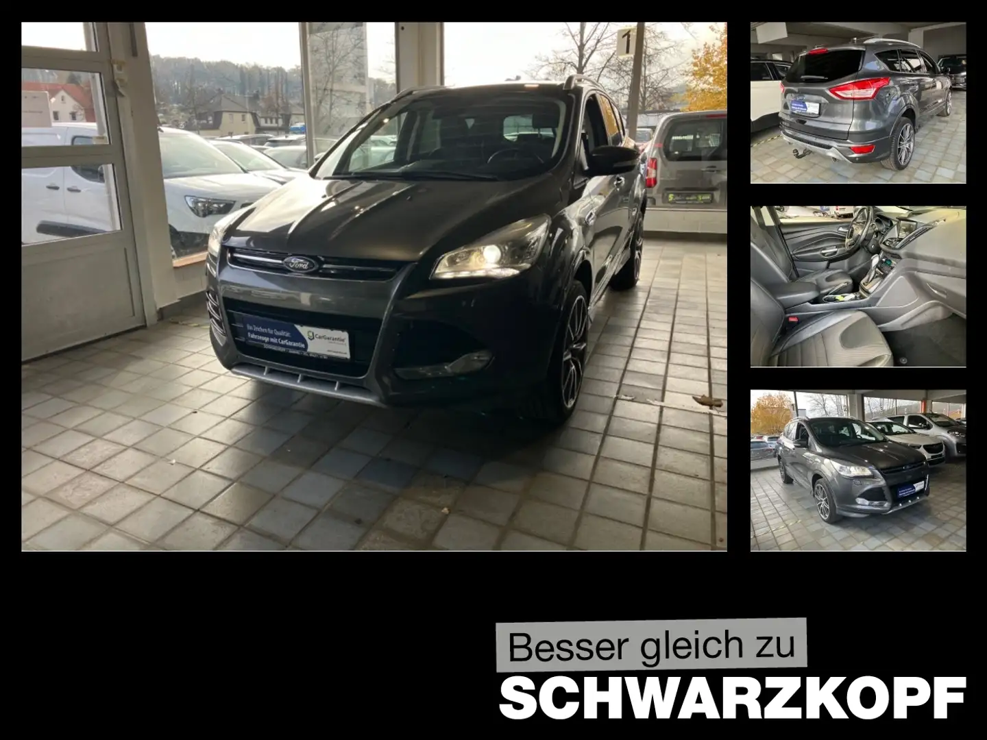 Ford Kuga 2.0 TDCi Fin. ab 2,99% Navi, Parkpilot Grijs - 1