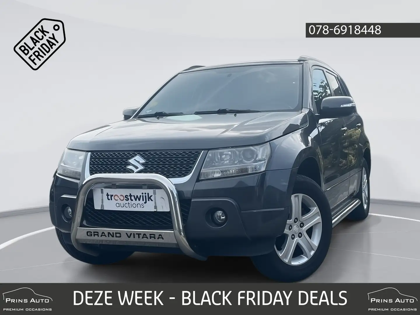 Suzuki Grand Vitara 2.4 Exclusive |TREKHAAK|STOELVERW.|VOLL ONDERH.|OR Gris - 1