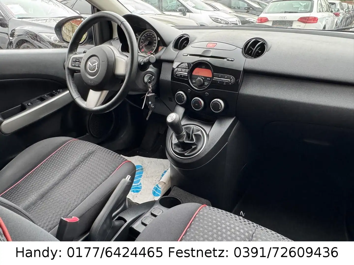 Mazda 2 1.3 MZR KLIMA/SHZ/4xel.FH/ZV mit FB/ALU/ Bleu - 2