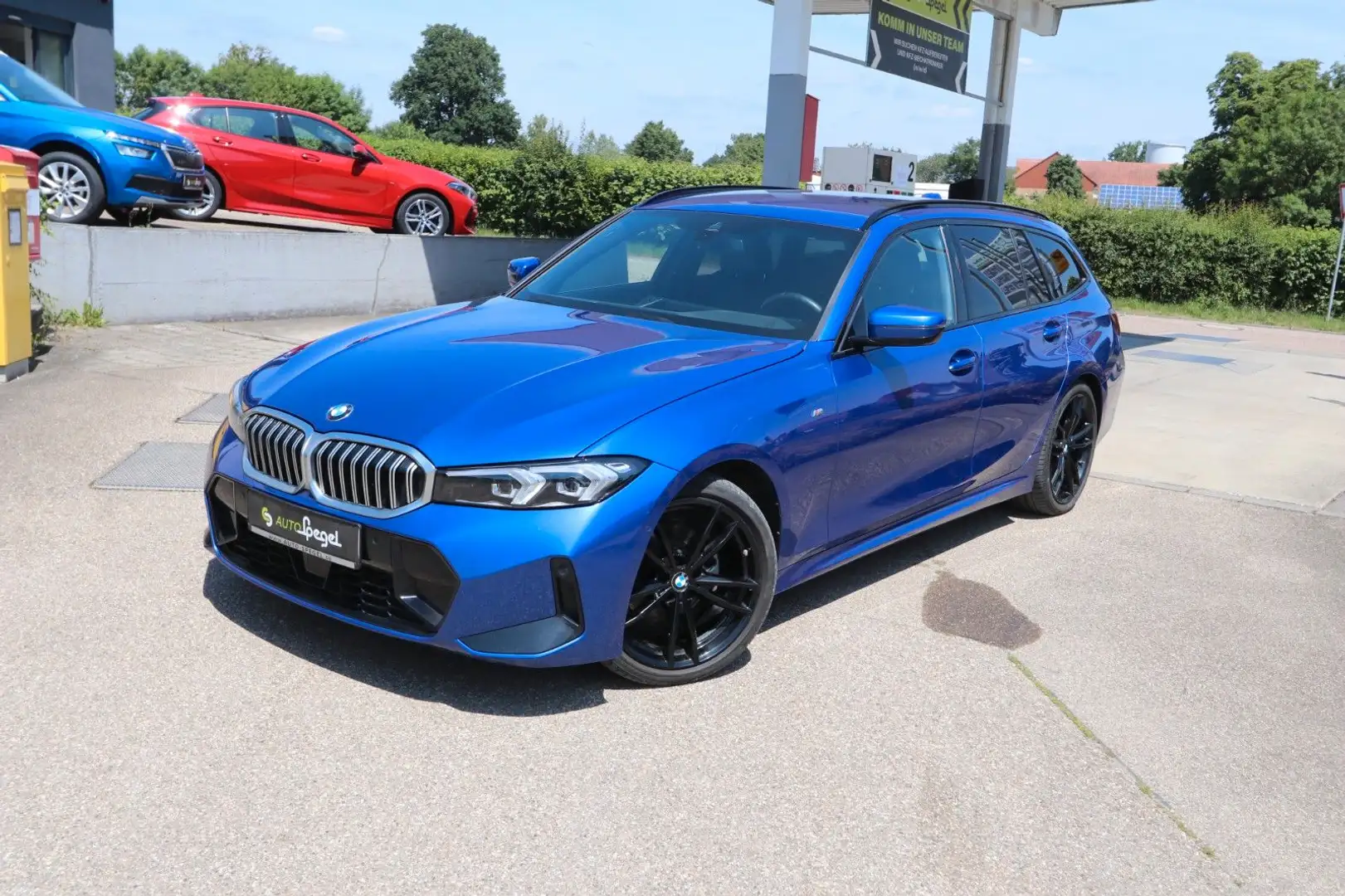BMW 320 d xDrive M Sport Navi LED AHK Kamera Standhe Blauw - 1