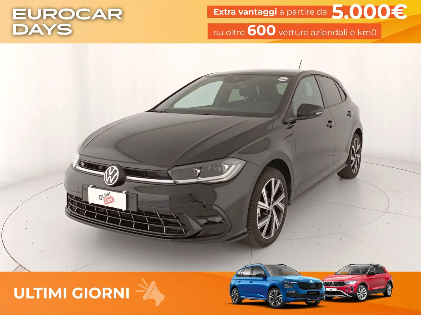 Volkswagen Polo 1.0 tsi r-line 95cv dsg Nero - 1