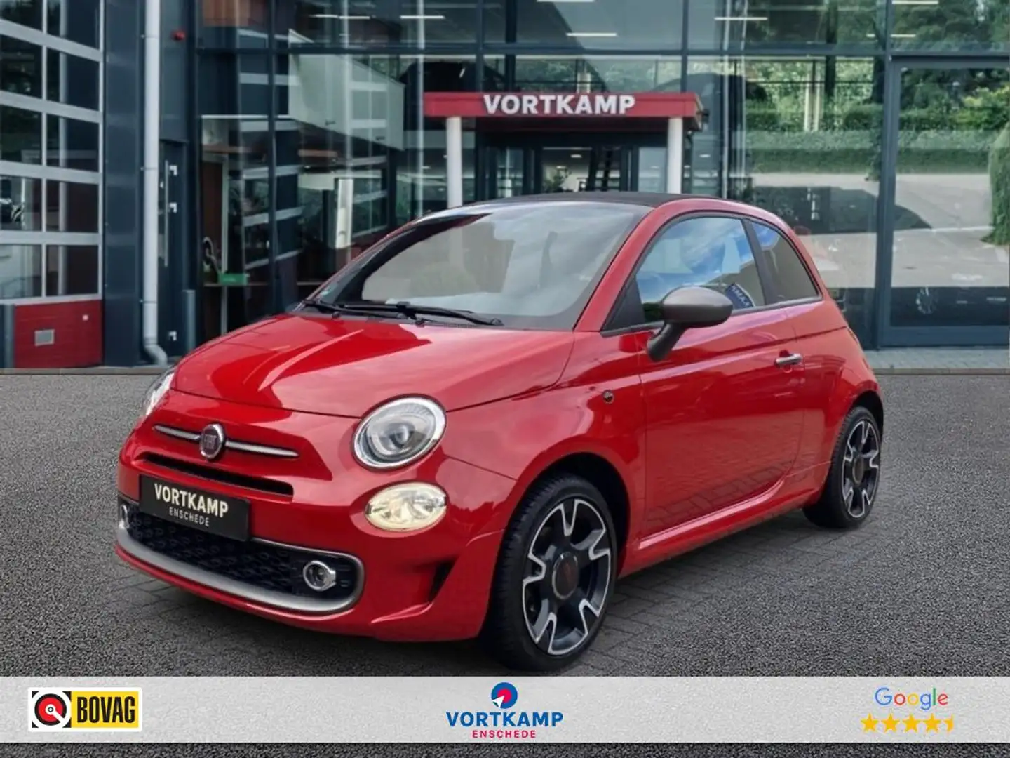 Fiat 500C 1.2 SPORT AUTOMAAT Rood - 1