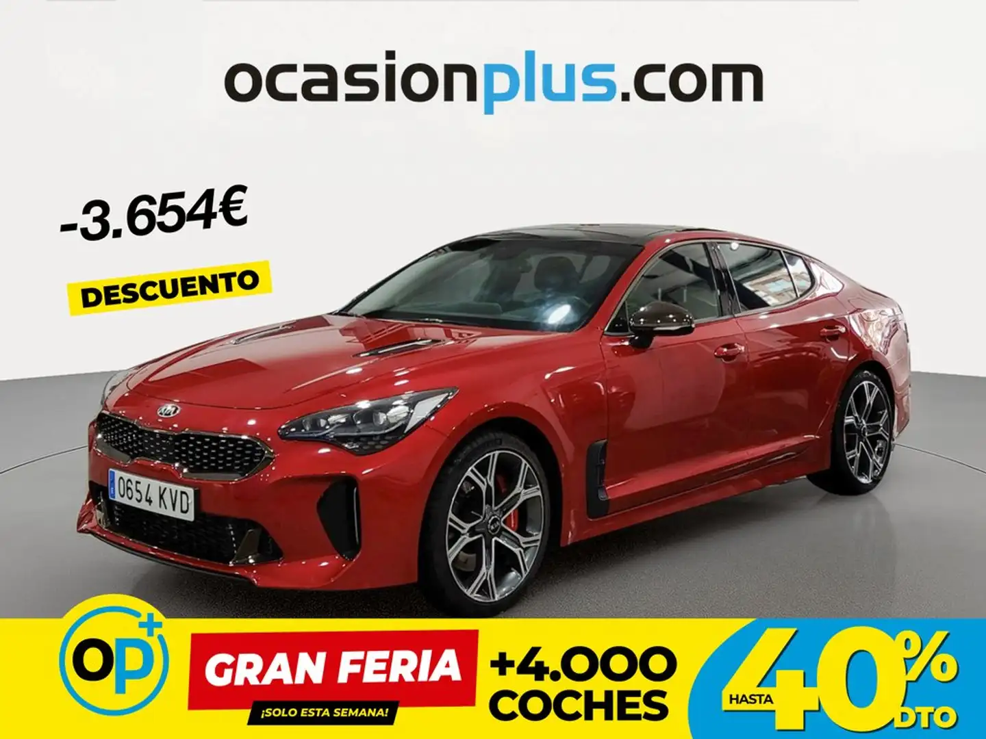 Kia Stinger 3.3 T-GDI GT 4x4 Aut. 370 Rojo - 1