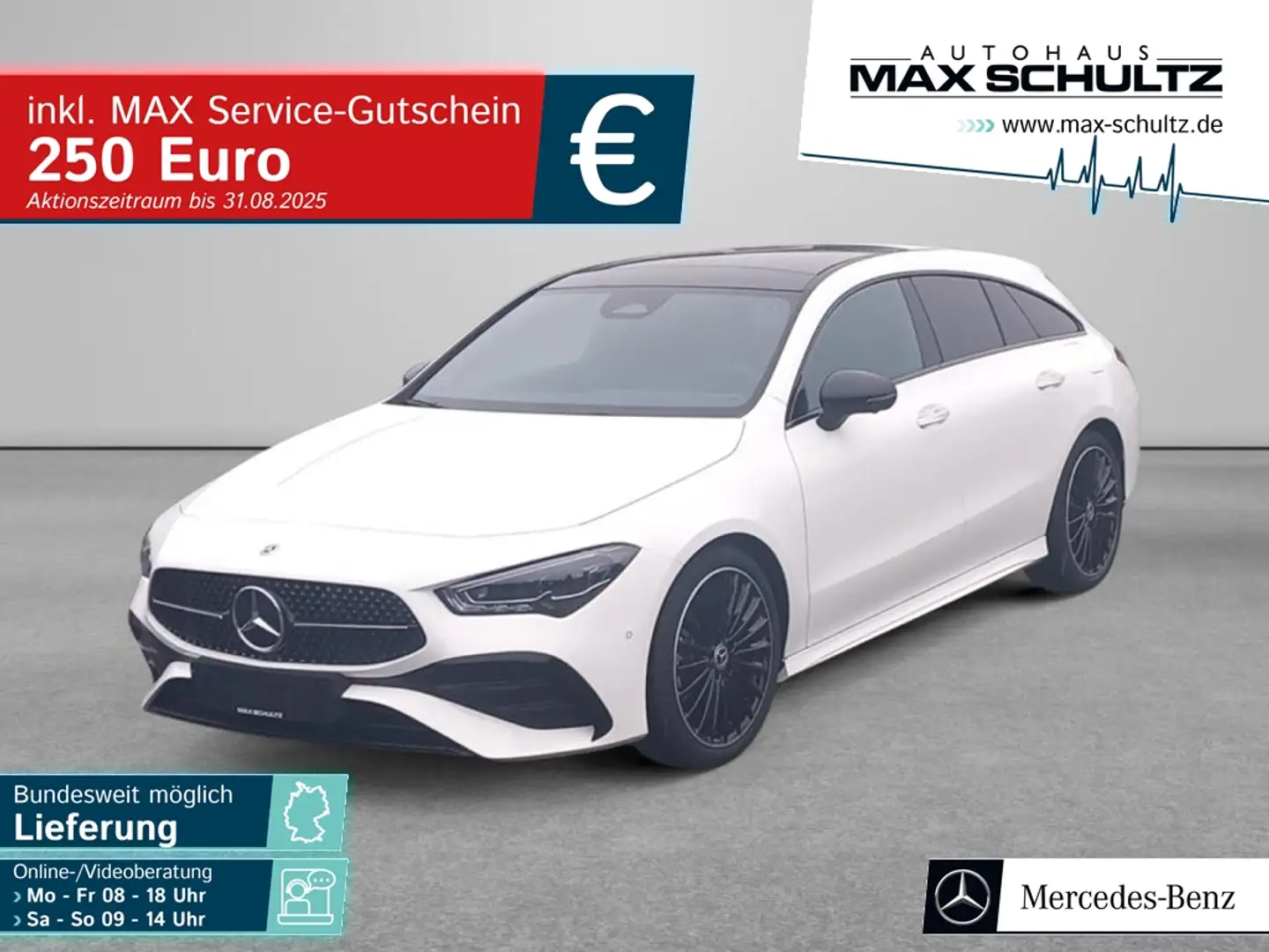 Mercedes-Benz CLA 250 4M SB AMG*Pano-Dach*Navi*Kamera*LED*DAB* Weiß - 1
