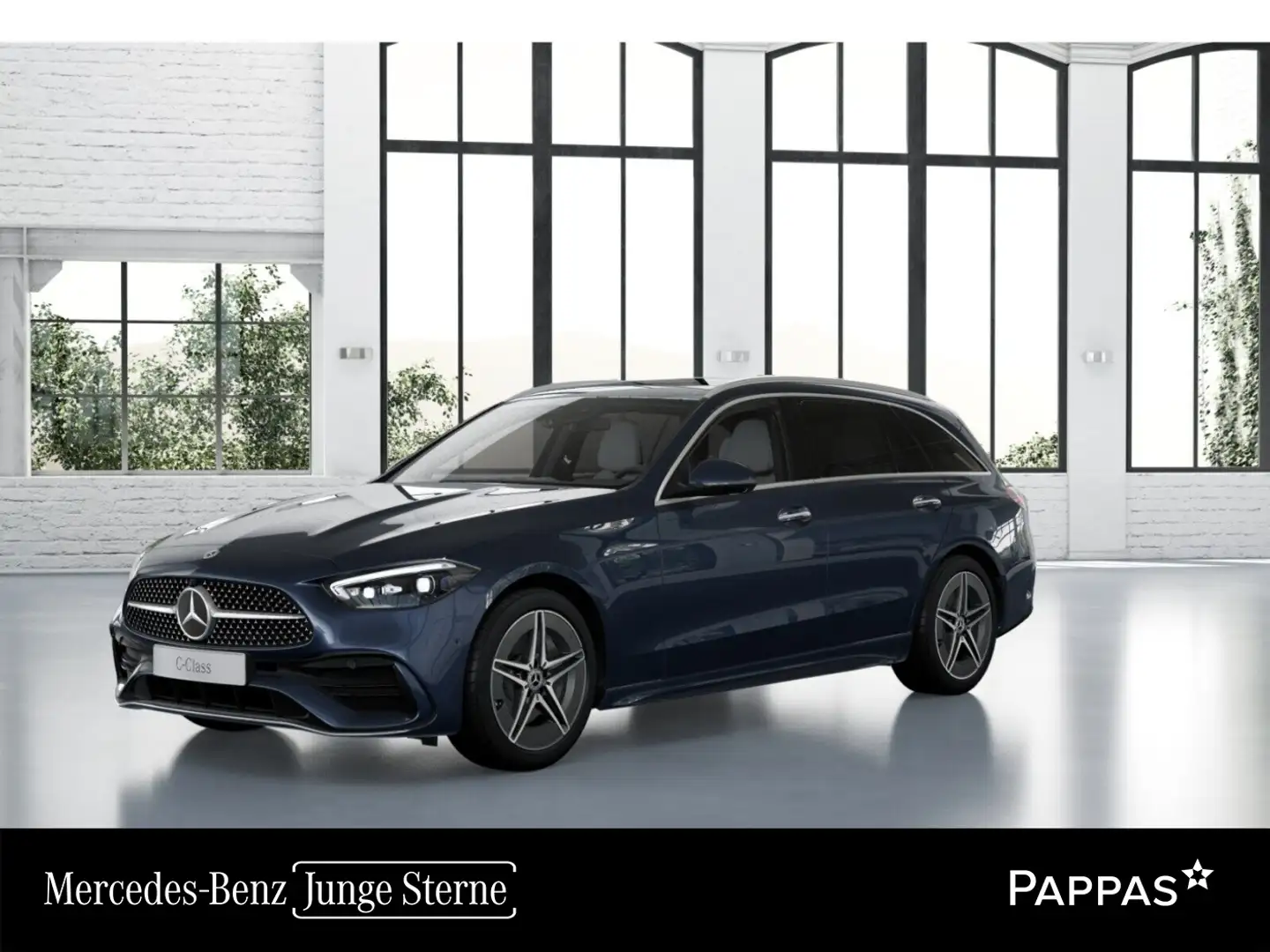Mercedes-Benz C 220 d 4MATIC T-Modell *AMG Line, 9G-Tronic, Digital Li Blau - 1